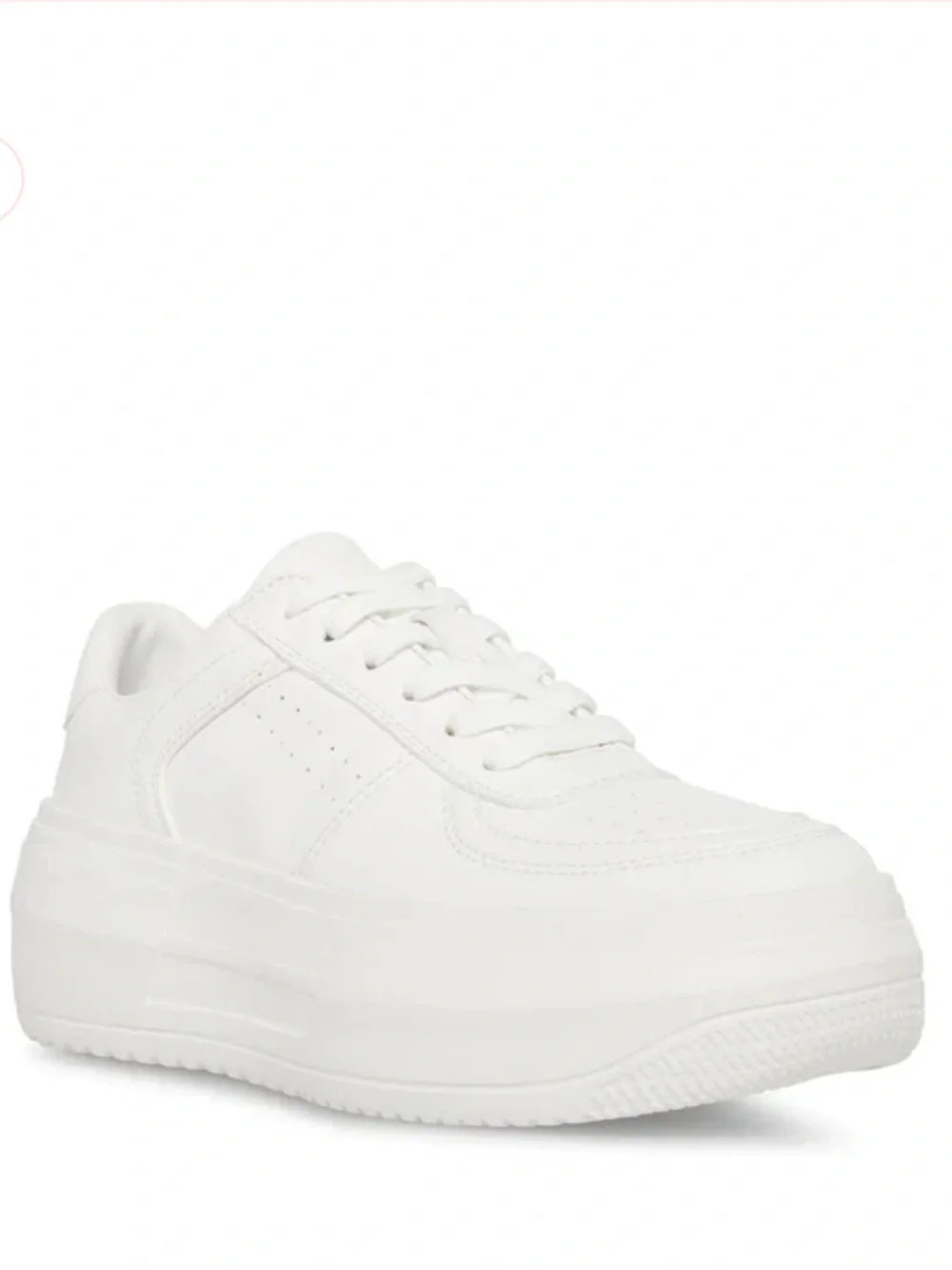 Steve Madden Perrin White Sneakers a